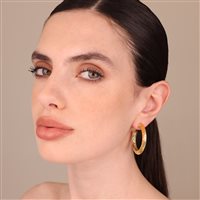 Orecchini Etrusca Donna in Lega metallica WSET00909.YG - WSET00909.YG